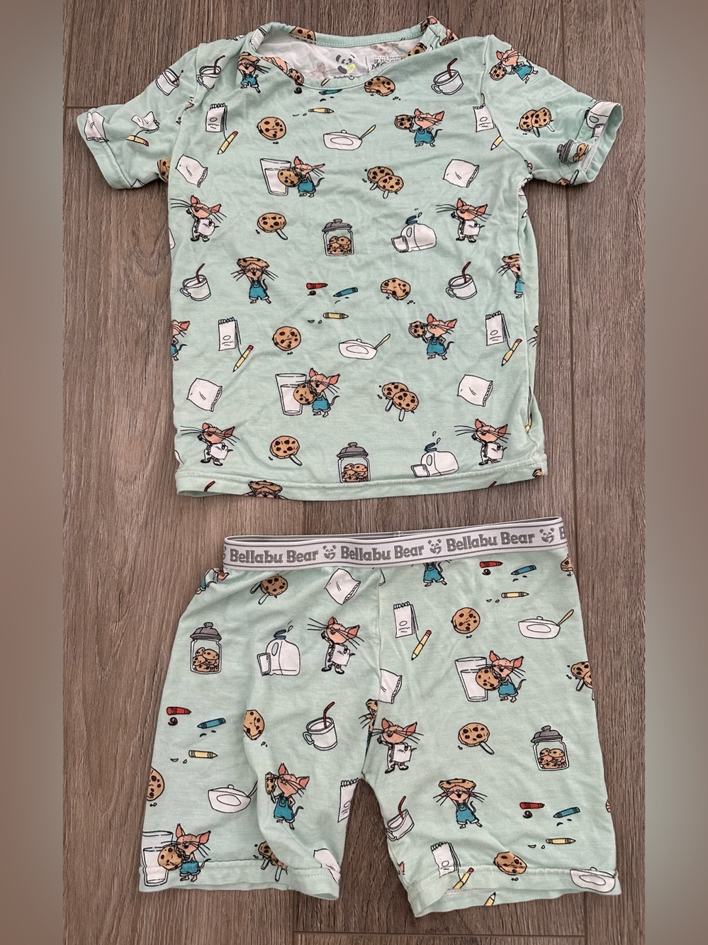Bellabu Bear If You Give A Mouse A Cookie Bamboo Pajamas